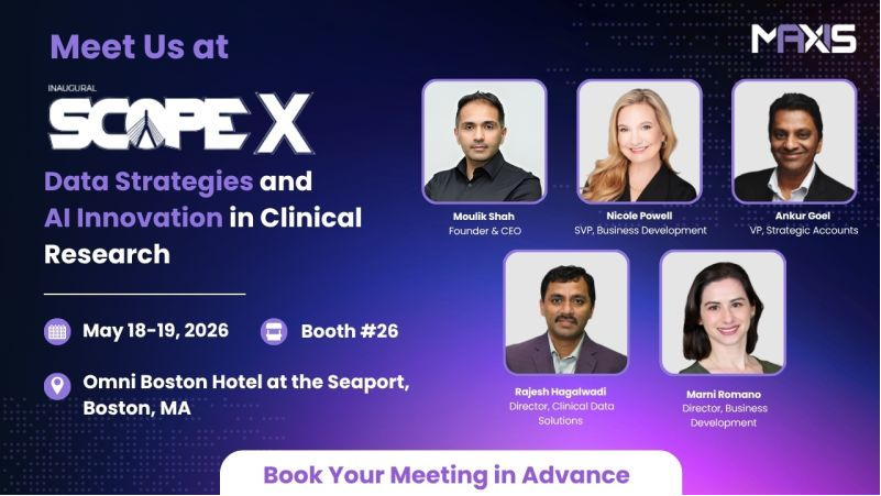 SCOPEX 2026 artwork featuring Moulik Shah, Nicole Powell, Ankur Goel, Rajesh Hagalwadi, and Marni Romano at Booth #26 in Boston